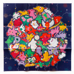 Puzzle: Haustierparty