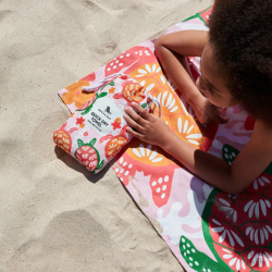 Quick Dry Towel Kids - Turtley Tropical