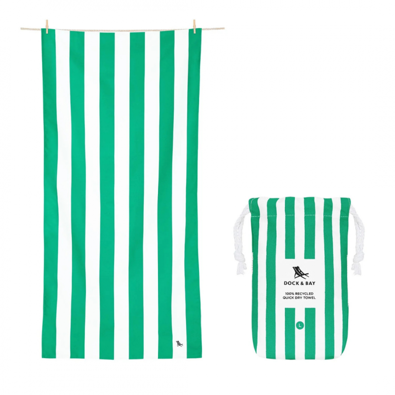 Quick Dry Towel -  Cancun Green
