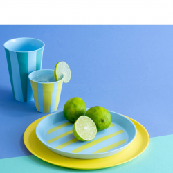 Plate NORA STRIPES