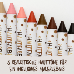 Hautfarben - Wachsstifte