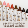 Hautfarben - Wachsstifte