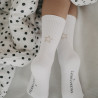 Socken weiß mit Stern