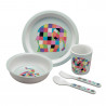 5 teiliges Geschirrset Elmer