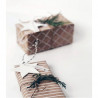 Porzellanstern Geschenkanhänger