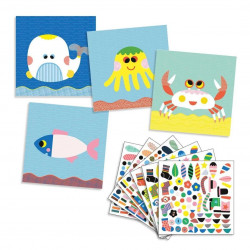 Stickerbilder: Meerestiere