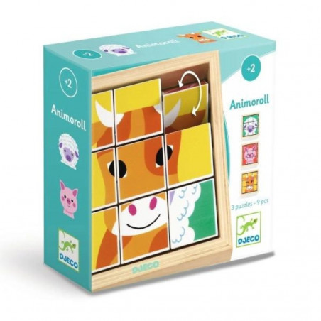 Holzpuzzle: Animoroll