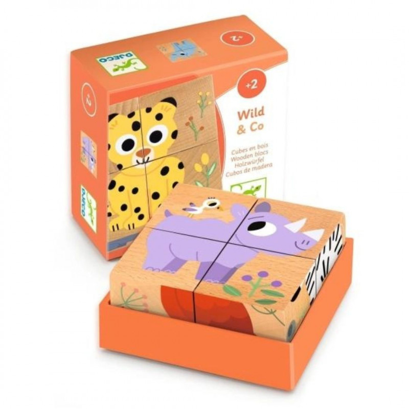 Holzpuzzle: Wild & Co