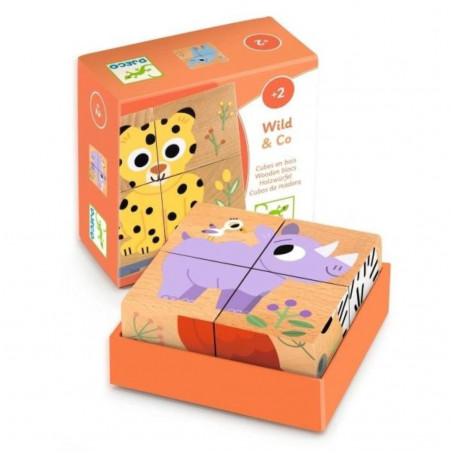 Holzpuzzle: Wild & Co