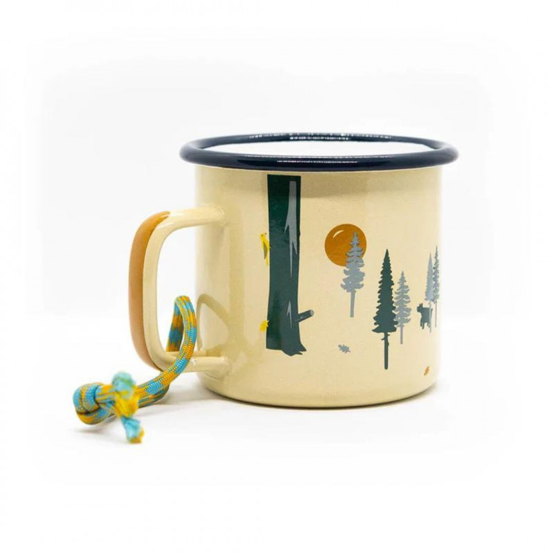 Emaille Becher Wild and Free