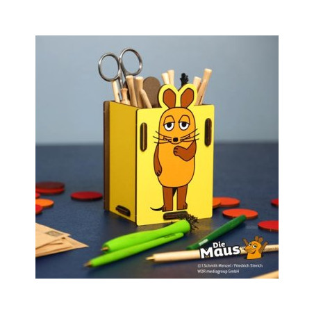 Stiftebox Maus & Elefant