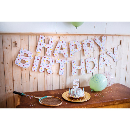Girlande Happy Birthday