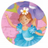 Ballerina mit Blumen