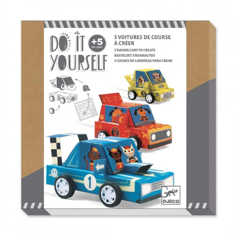 DIY: Bastelset Rennautos