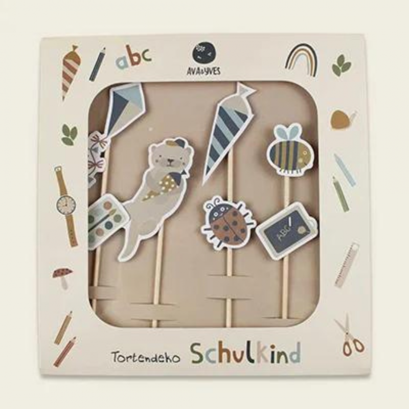 Cake Topper Schulkind
