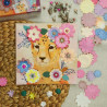 Papierkunst: Blumenkrone