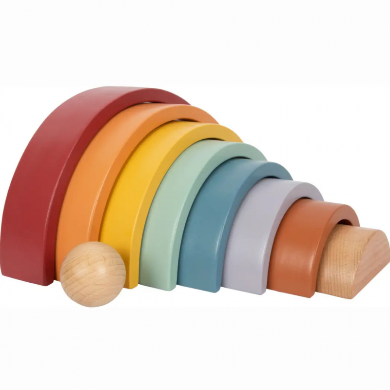 Holzbausteine Regenbogen