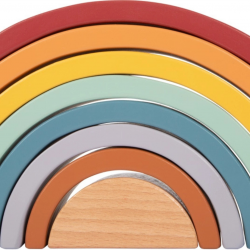 Holzbausteine Regenbogen