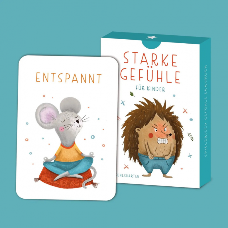 Affirmationskarten für Kinder "Starke Gefühle"
