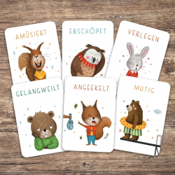 Affirmationskarten für Kinder "Starke Gefühle"