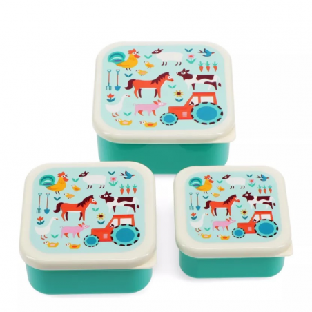Snack Boxen 3er Set