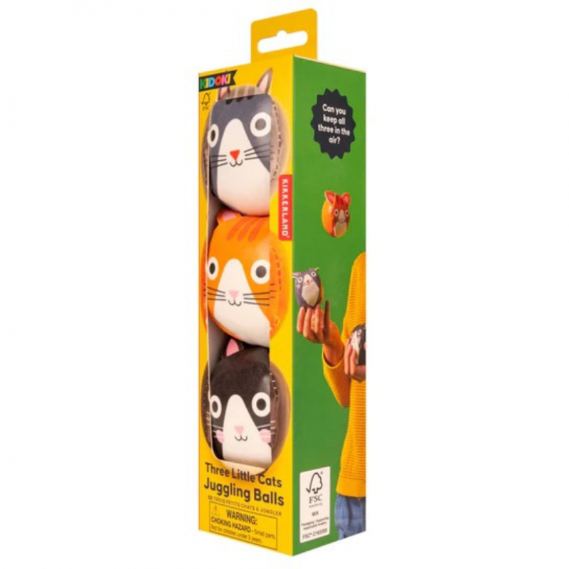 Jonglierbälle: 3 kleine Katzen