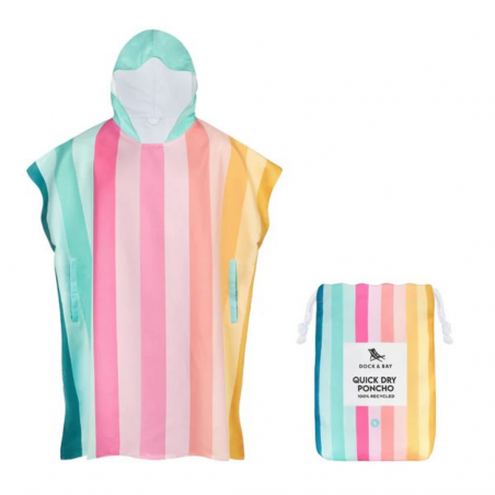 Poncho Adults: Coastal Candy