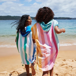 Poncho Adults: Coastal Candy