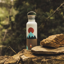 Thermosflasche Geo Montagne