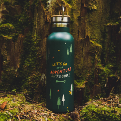 Thermosflasche Let's go outdoors