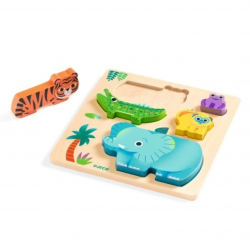 Steckpuzzle: Woody Wild