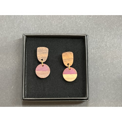 Ohrstecker Holz/Resin
