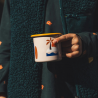 Kleine Emaille Tasse surf&camp