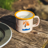 Kleine Emaille Tasse surf&camp