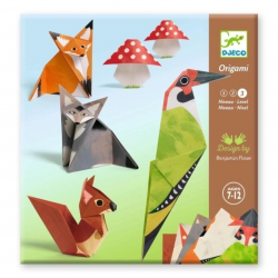 Origami: Spaziergang im Wald