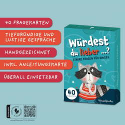 Würdest du lieber ...? Kartenspiel | Starke Fragen für Kinder
