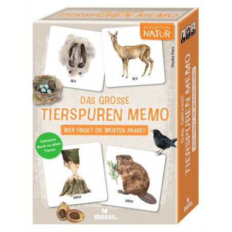 Das große Tierspuren Memo
