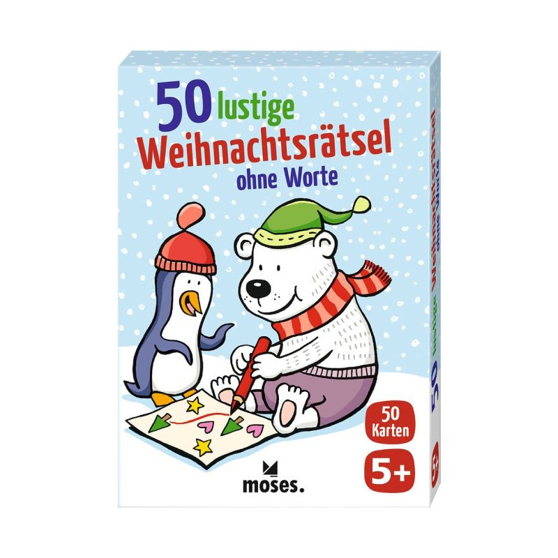 50 lustige Weihnachtsrätsel ohne Worte