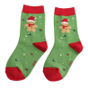 Socken Kids: Christmas Gingerbread Green