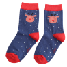 Socken Kids: Reindeer Navy