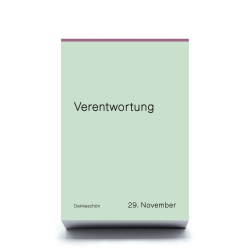 Denkeschön - immerwährender Tischkalender
