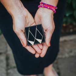 Ohrhänger PINU Rhombus