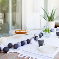 Lichterkette Cotton Balls Outdoor