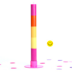 Grußkerze Yippie - eine Glückwunschkerze