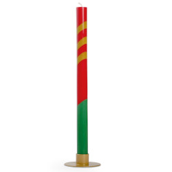 Kerze XMAS (geometrisch)