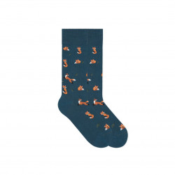 Socken Fuchs Petrol