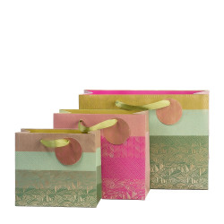 Geschenktasche Color Blocking