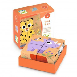 Holzpuzzle: Wild & Co