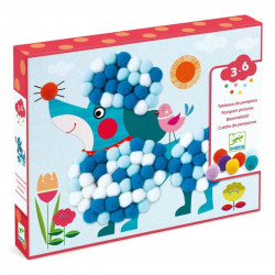 Bastelpackung mit Pompoms