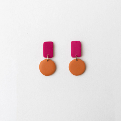 Ohrhänger Mary Fuchsia